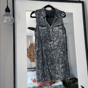 Urban Outfitters | acid wash shirt dress | size M